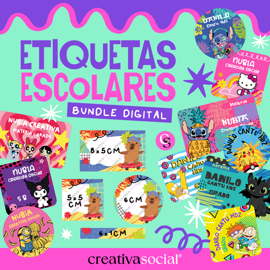 Etiquetas Escolares