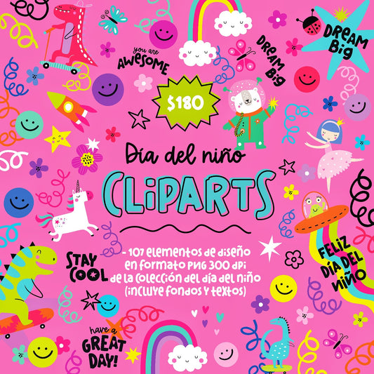 Día del Niño '24 Cliparts