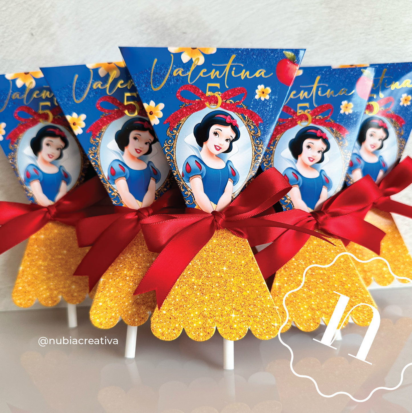 Snow White Paleta Payaso Mini