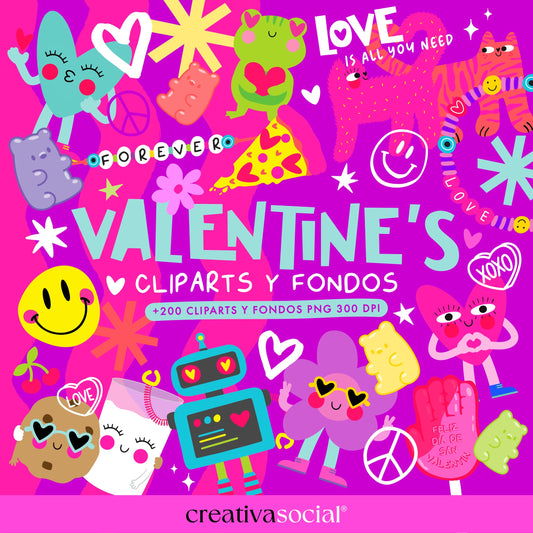 Valentines '25 Cliparts & Fondos