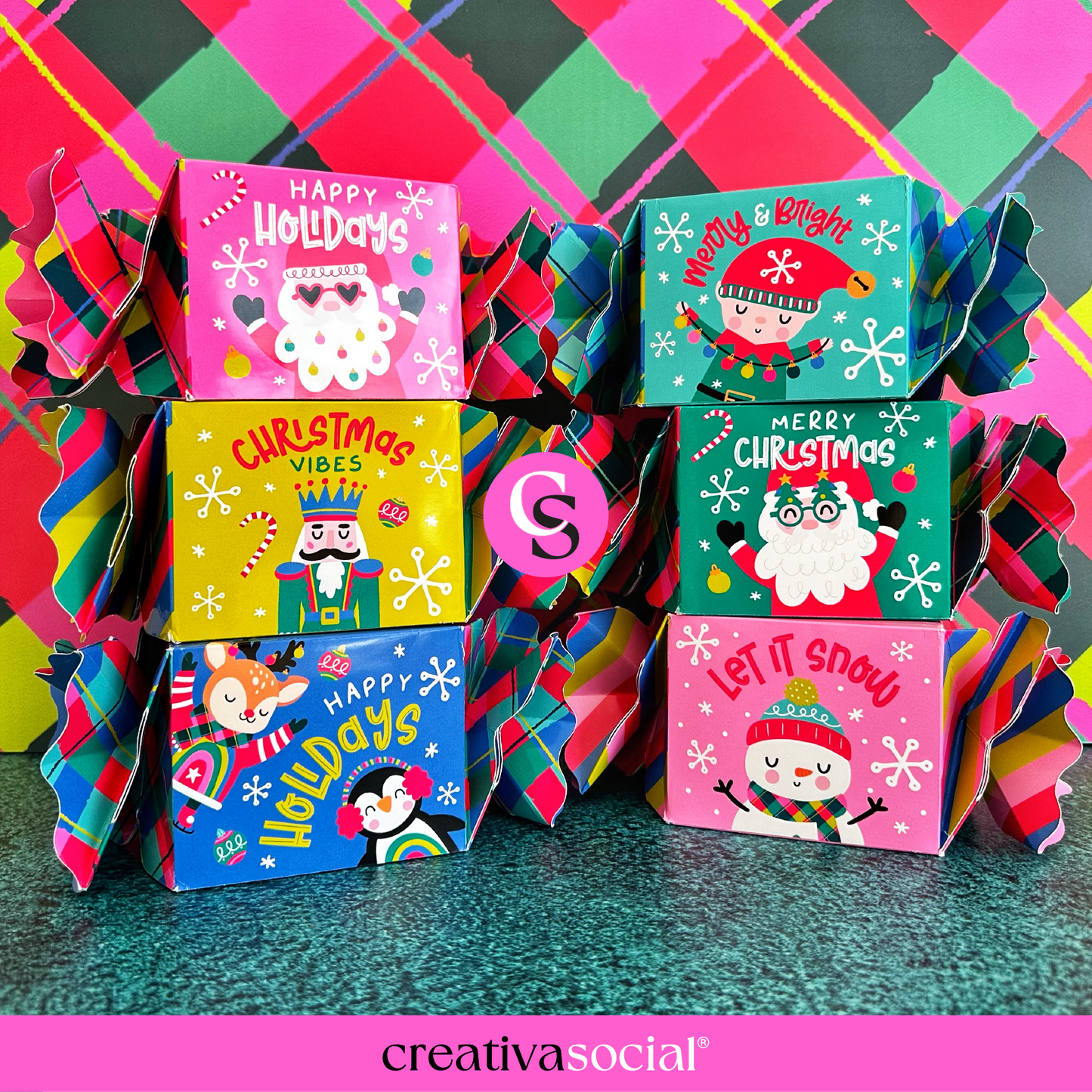 TEMPLATE Cracker Candy Box