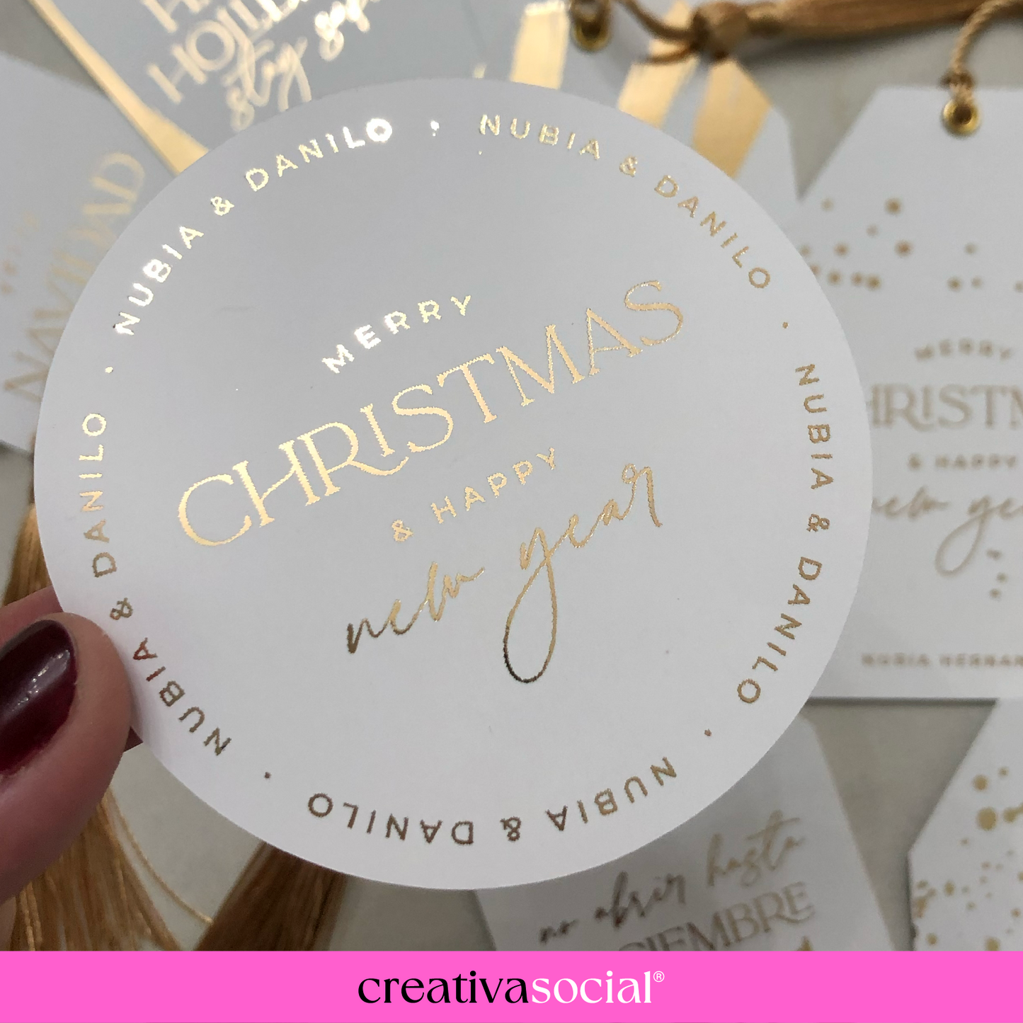 Christmas Textos Vectores