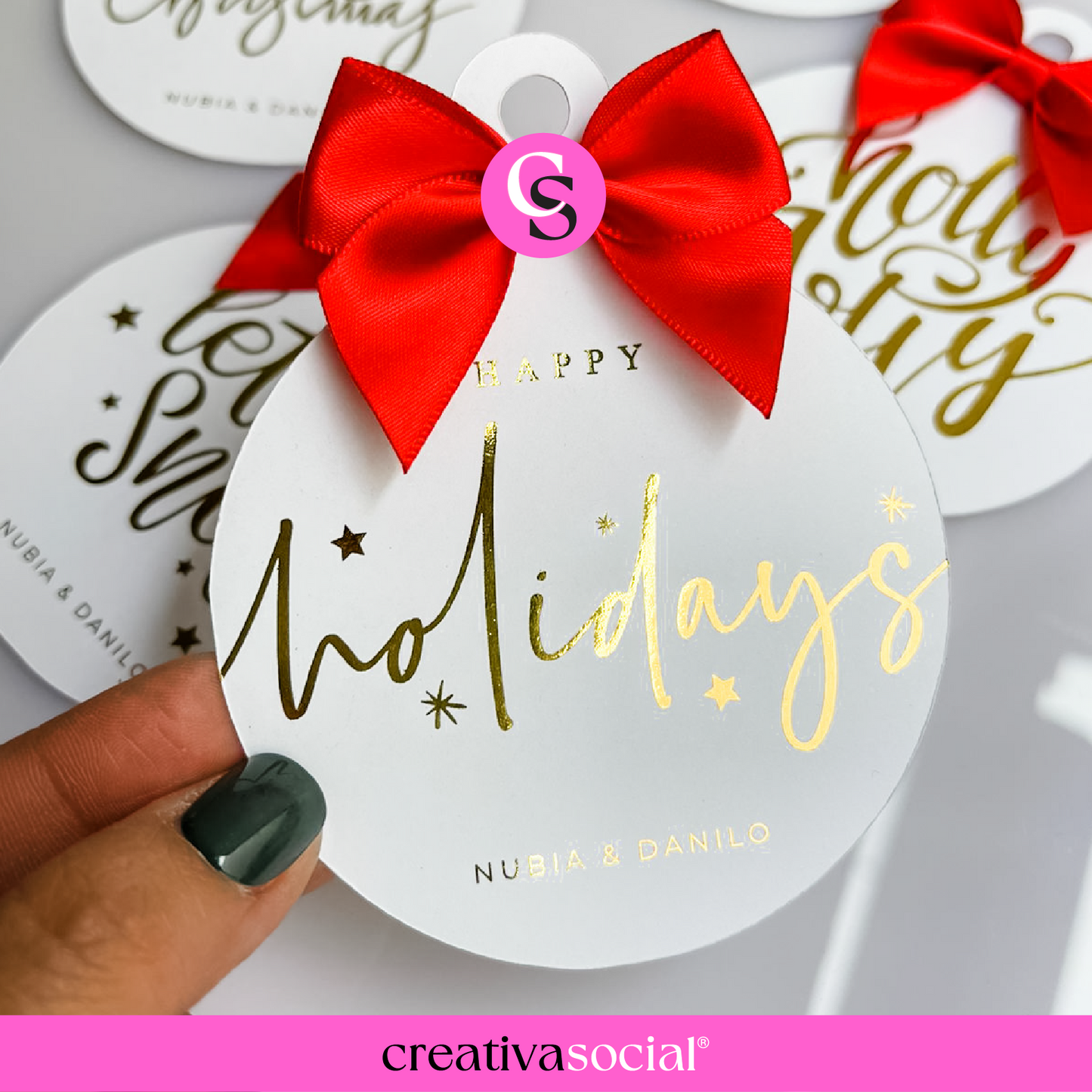 Christmas Textos Vectores