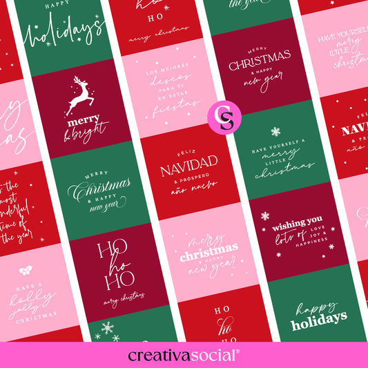 Christmas Textos Vectores