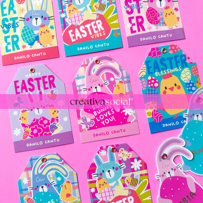 Easter Vibes Tags