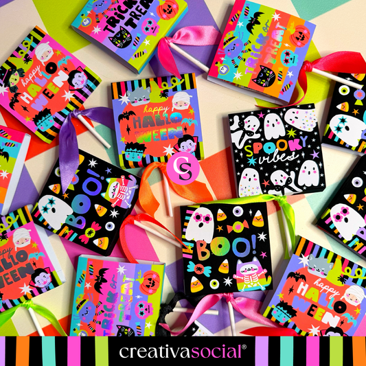 Halloween 26 Fundas Paletas