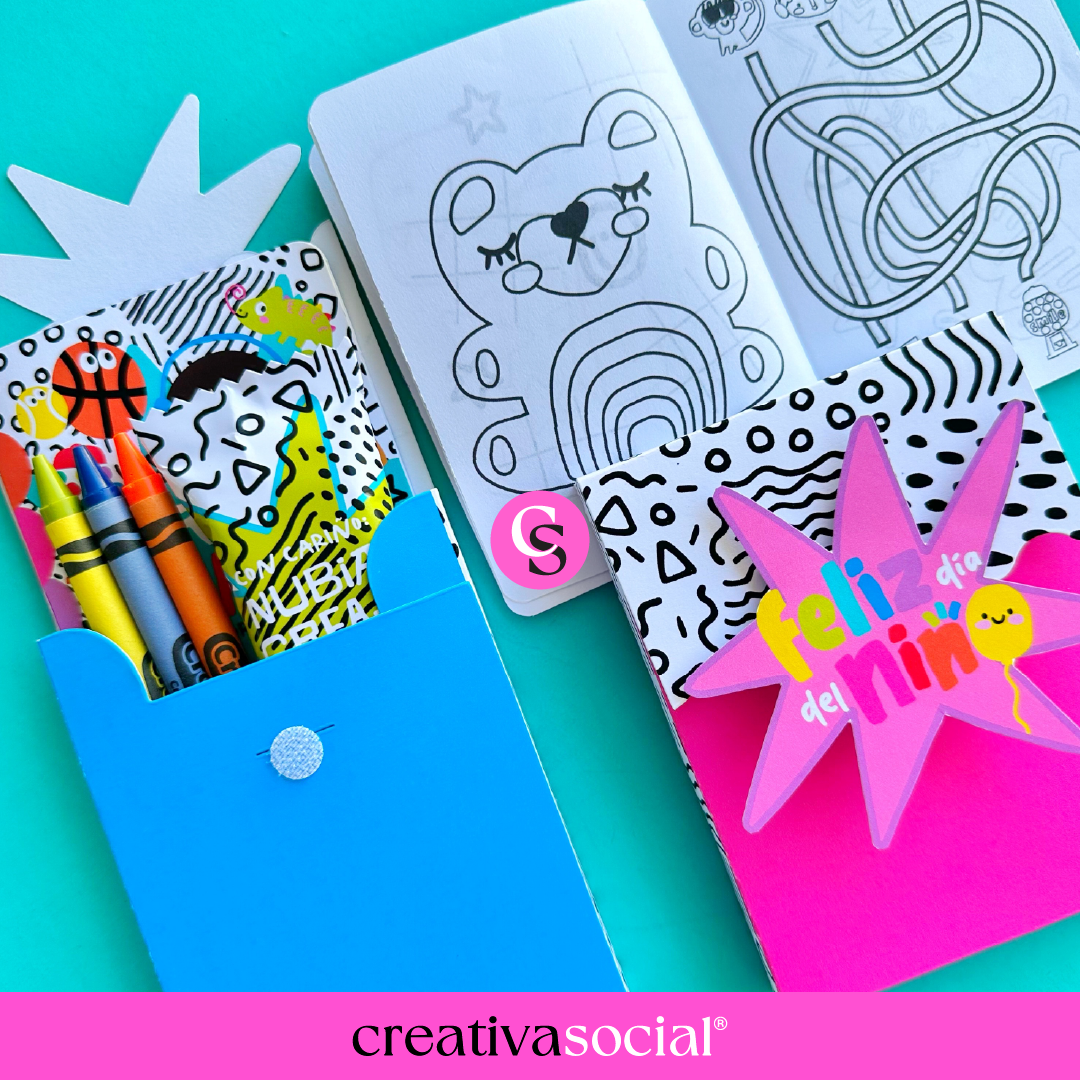 Happy Kids Mini Coloring Book & Box