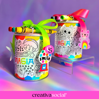 Happy Kids Coloring Pringles