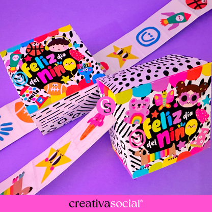 Happy Kids Sticker Box
