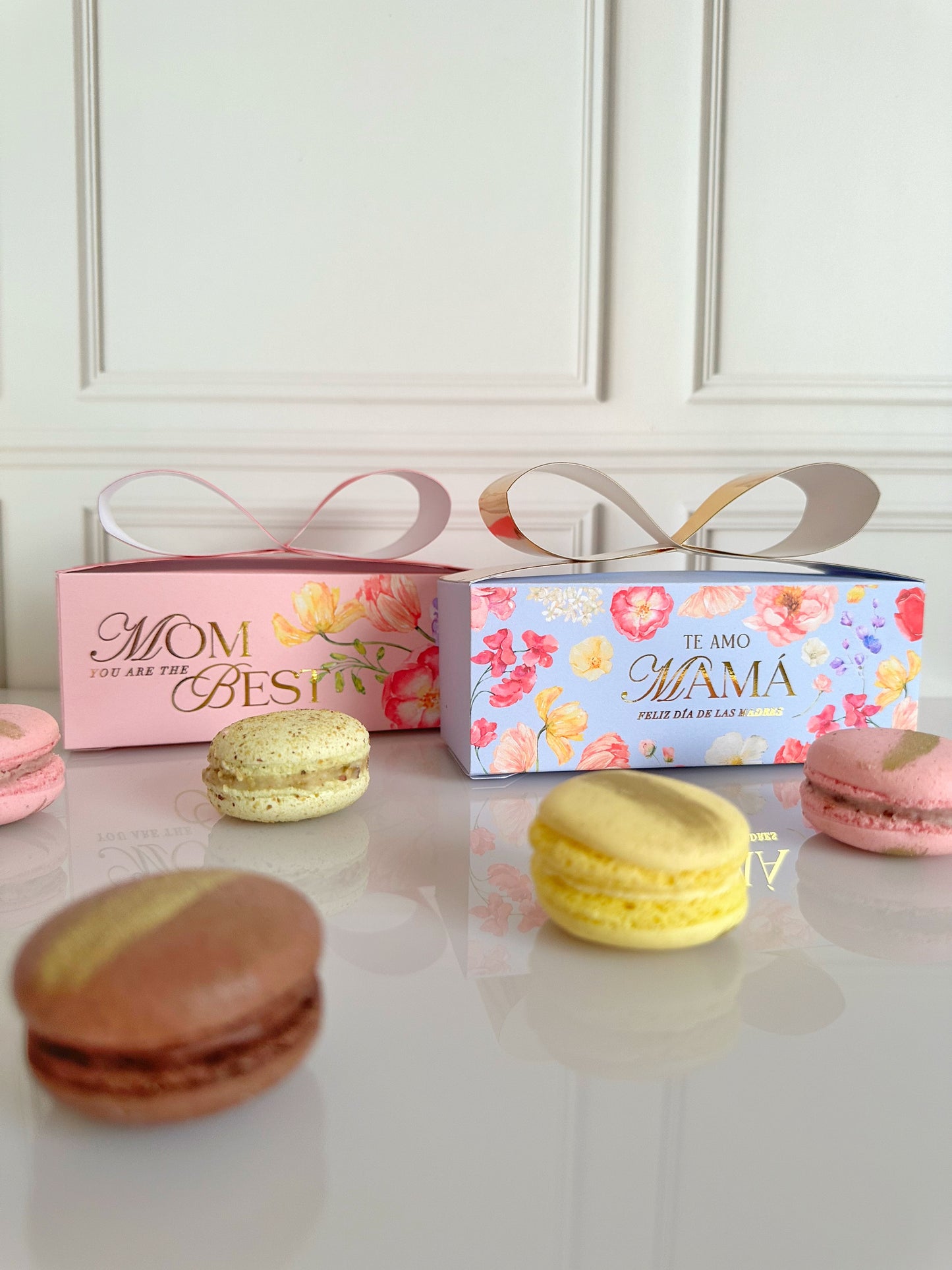 TEMPLATE Macarons Coquette Box