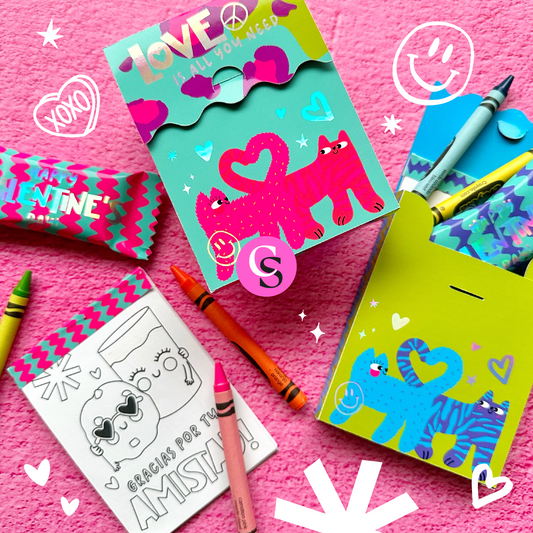 Mini Activity Book Box Template