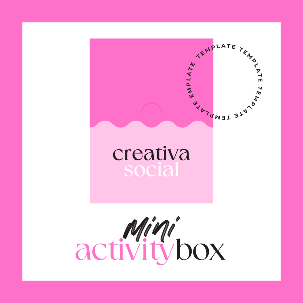 Activity Text Box TEMPLATE Mini Activity Box – CreativaSocial