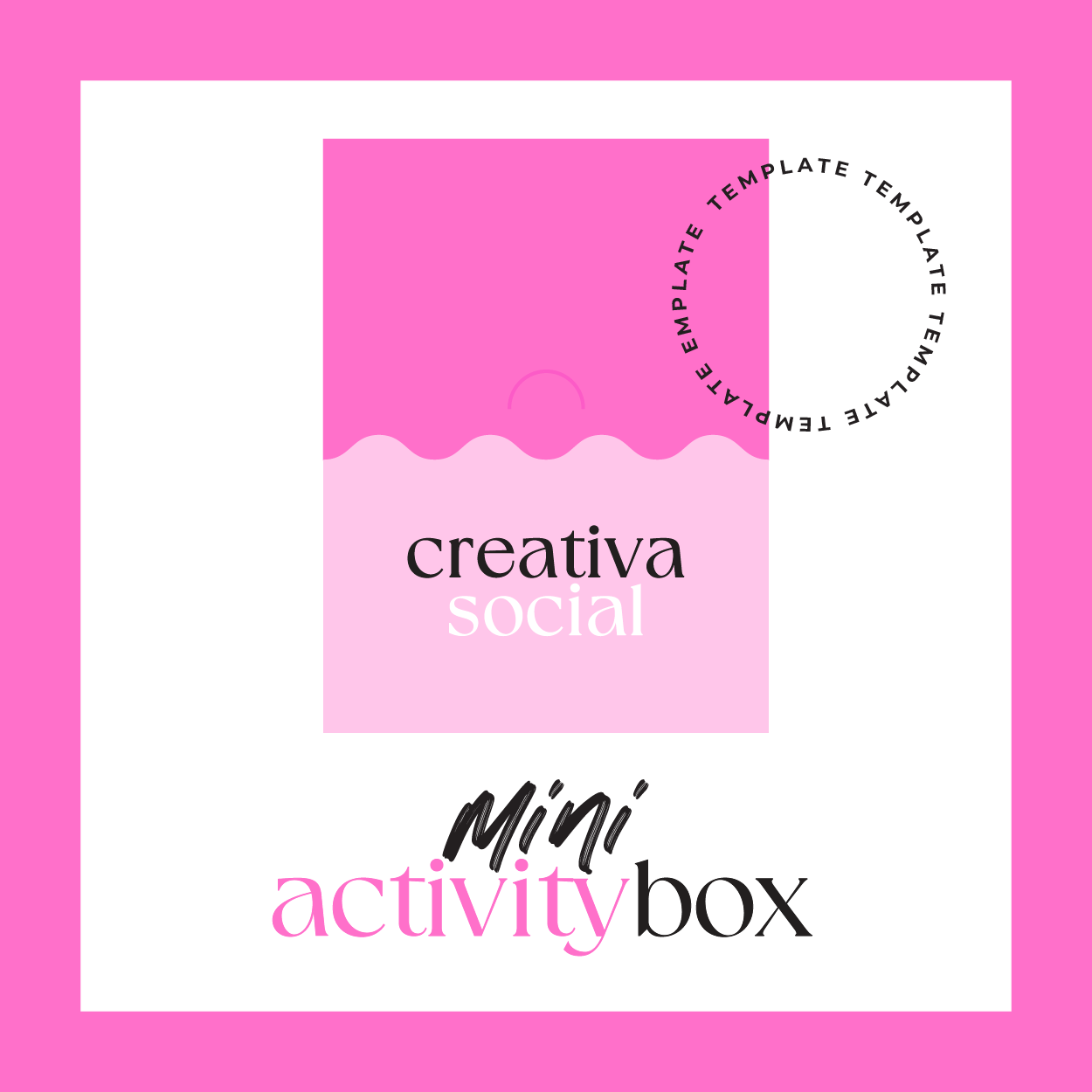 TEMPLATE Mini Activity Box