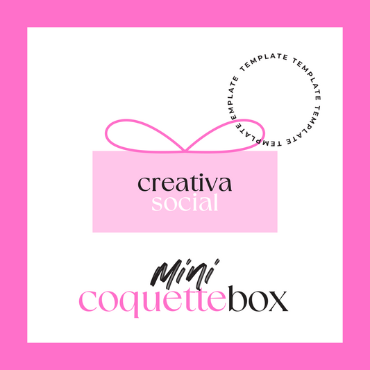 TEMPLATE Mini Coquette Box