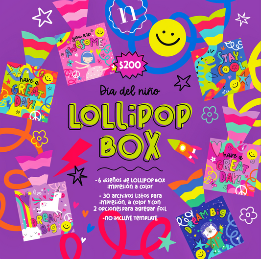 Día del Niño Lollipop Box