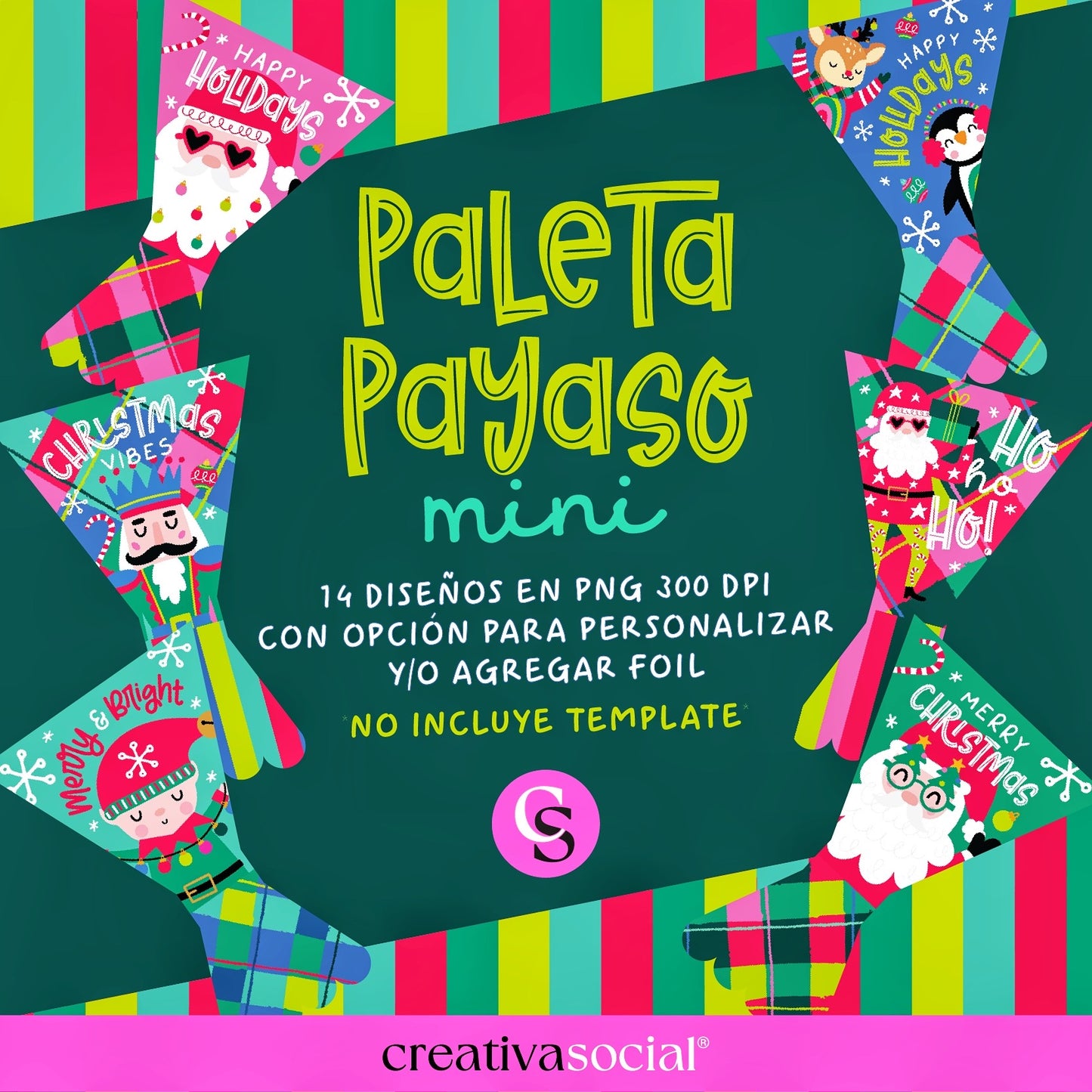 Xmas '24 Paleta Payaso Mini