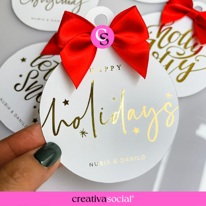 Christmas Textos Vectores