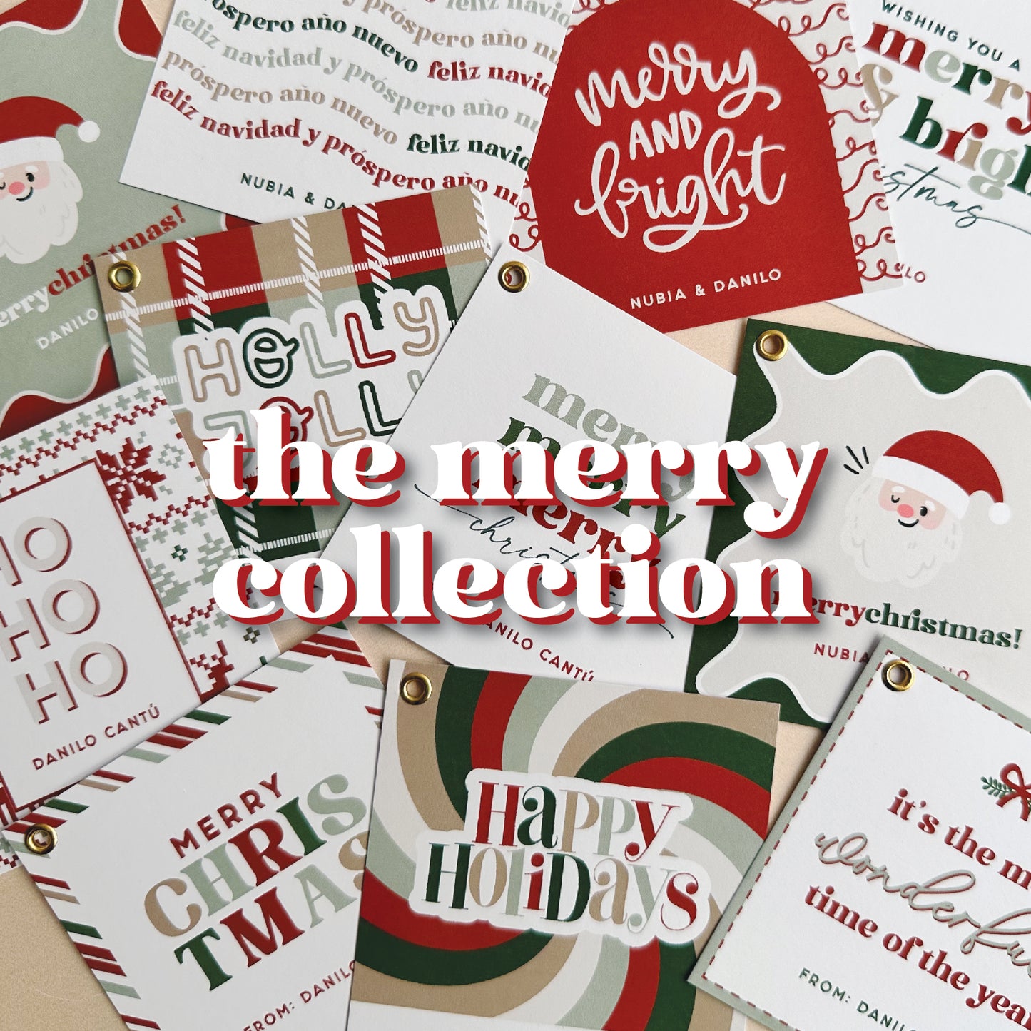 Christmas Tags Merry Collection