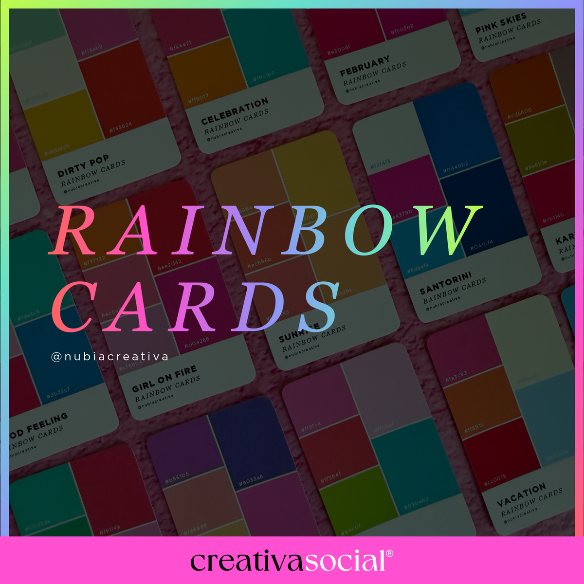 Rainbow Cards