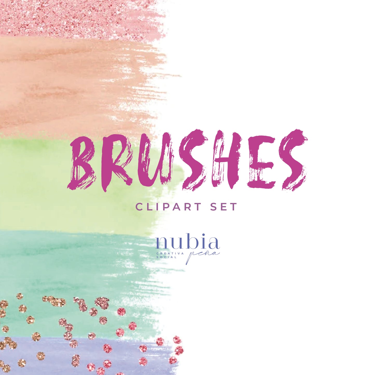 Brushes Clipart Set